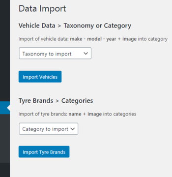 Data Import